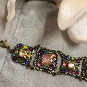 Anne Koplik Designs Bracelet Crystal Goldtone